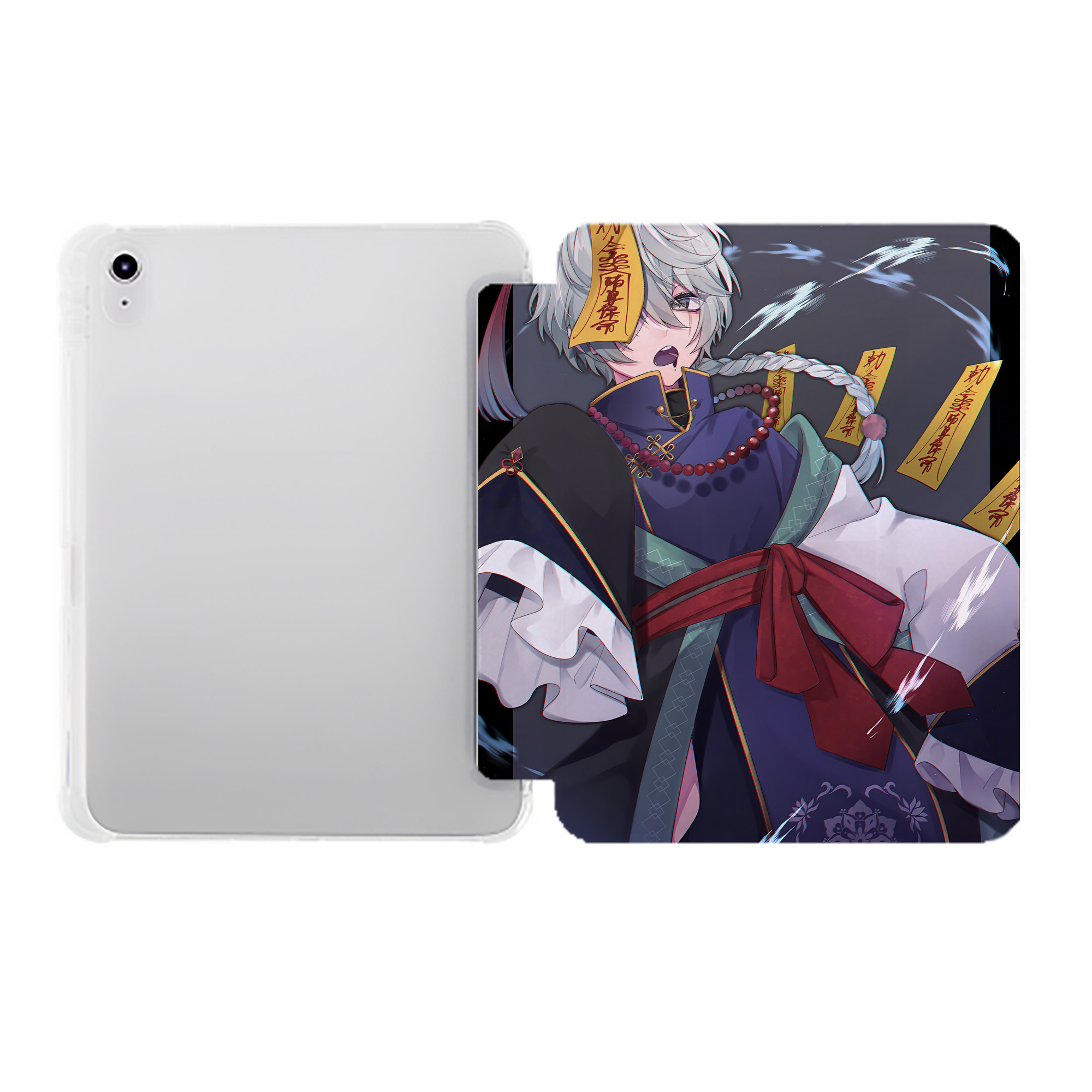 （画像用） 文豪ストレイドッグス Bungo Stray Dogs IPad ケース ペン収納付き 三つ折りスタンド PUレザー×シリコン 対応機種9.5/10.5/10.9インチ